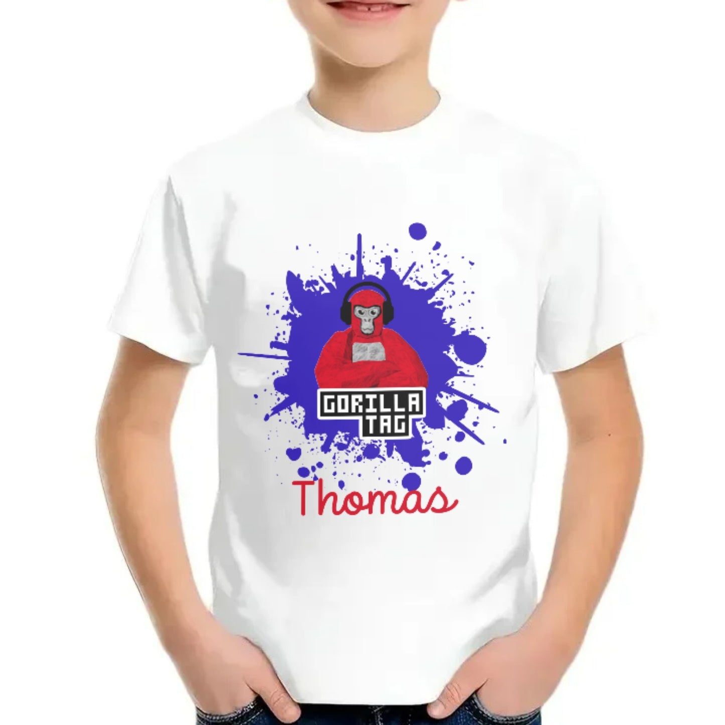 Gorilla Tag Kids Personalised T-shirt