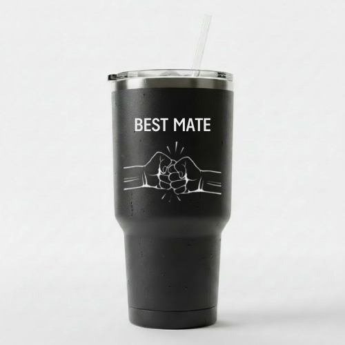 personalised tumbler for best male mate