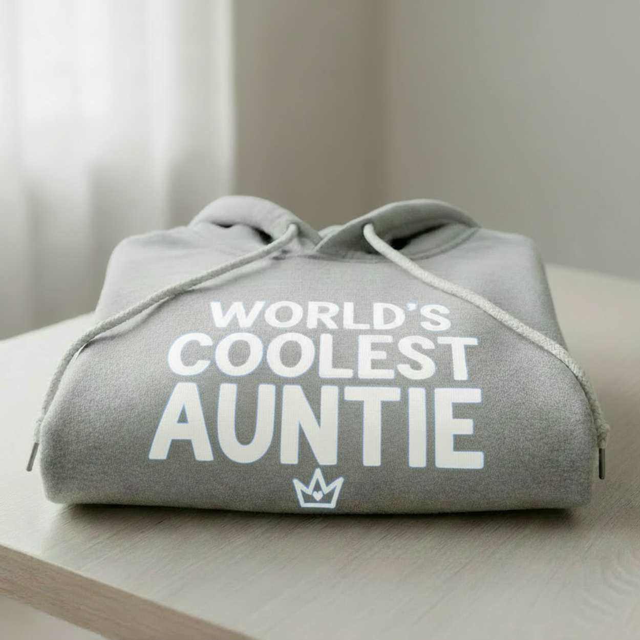 Auntie birthday printed hoodie