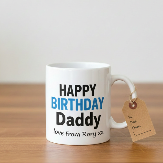 Dad Birthday printed mug