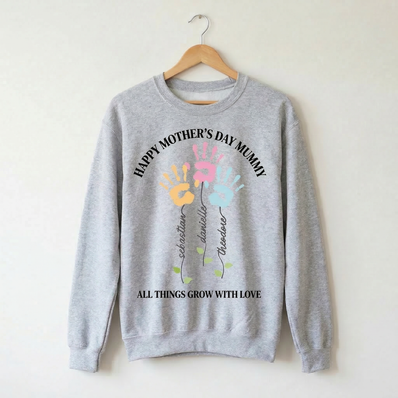 Clothing sweatshirt printed mothers day 