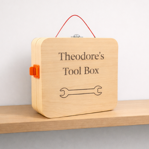 Birthday Grandson engraved tool box