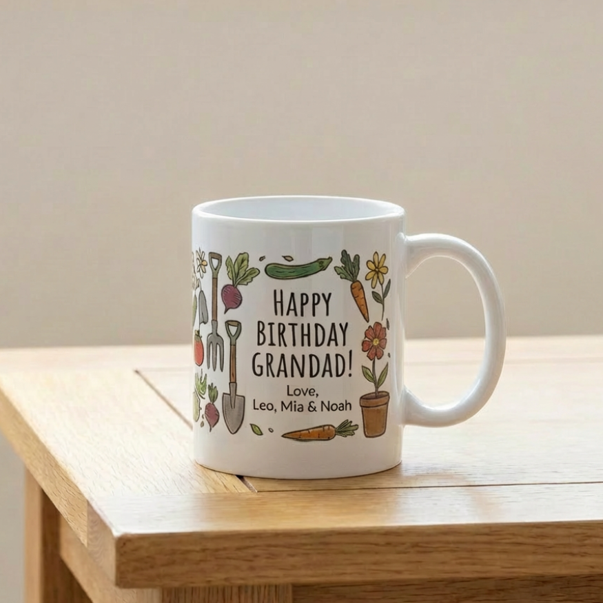 Grandad birthday printed mug
