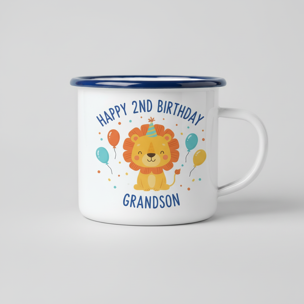 grandson birthday printed mug