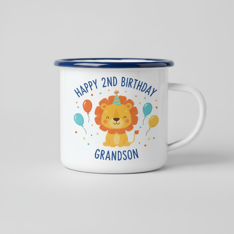 grandson birthday printed mug