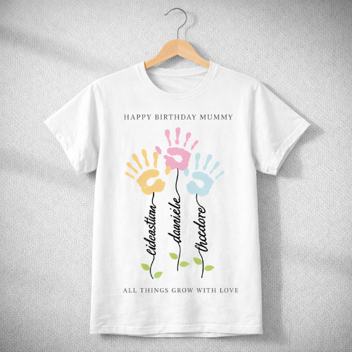 Mum Birthday personalised t-shirt print
