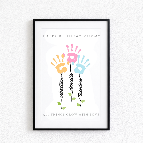 Mum Birthday personalised print frame