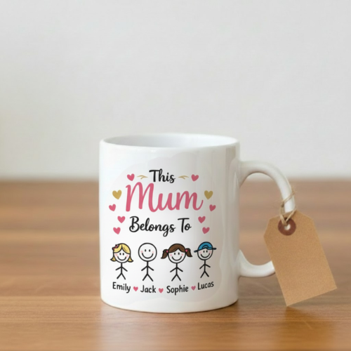 Mum Birthday personalised printed mug
