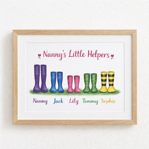 Nan personalised photo frame