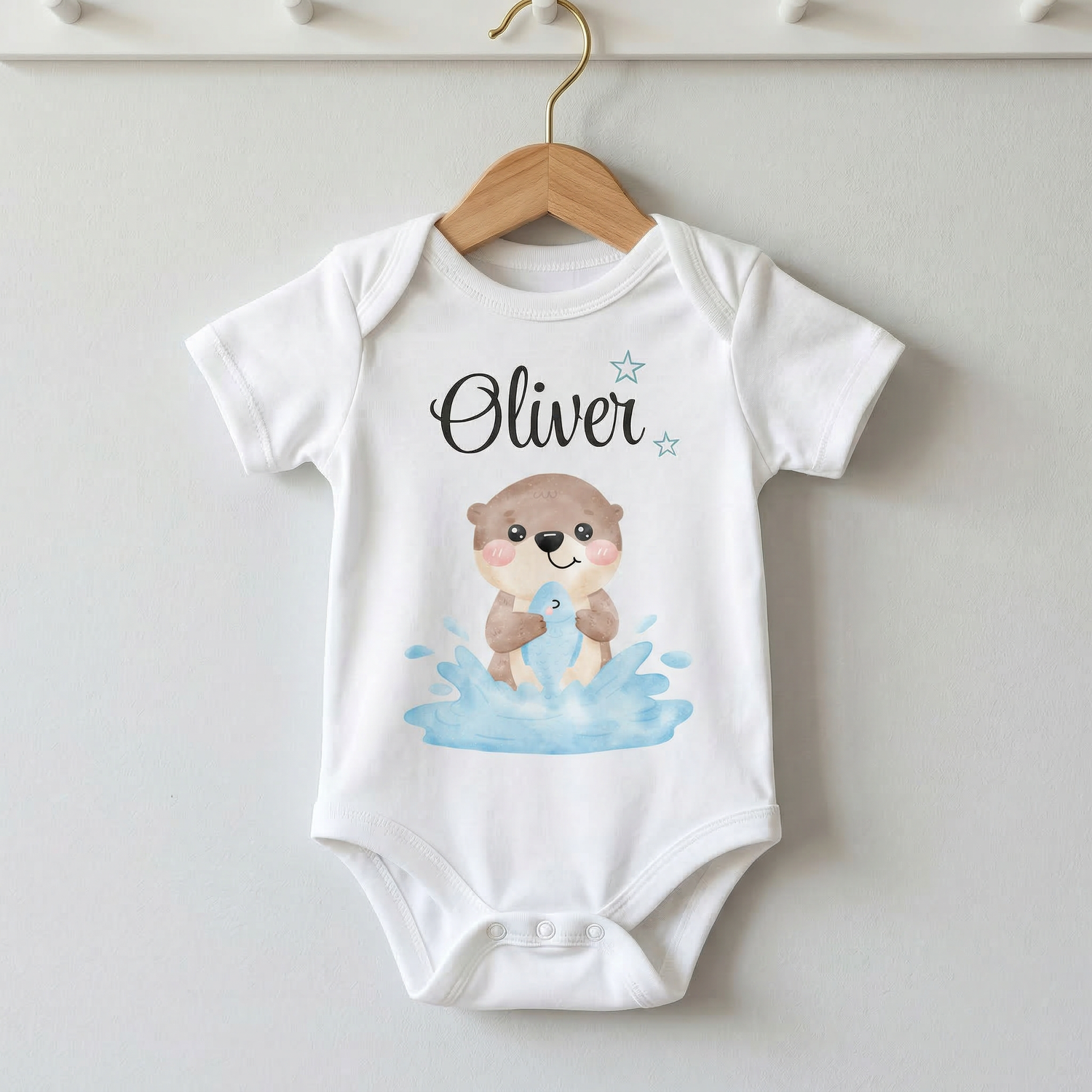 Clothing child and baby printed otter vest