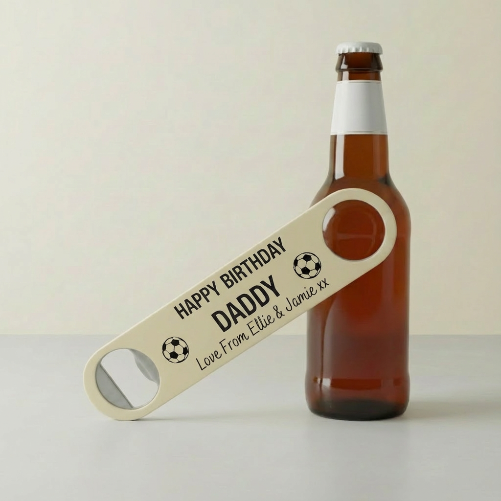 Dad birthday  engraved bottle opener 