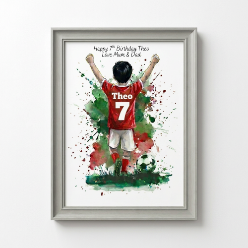 Birthday son personalised photo print frame