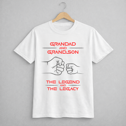 Birthday Grandson personalised  printed t-shirt