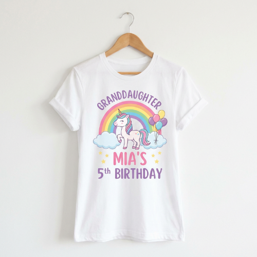 Clothing birthday T-shirt print design