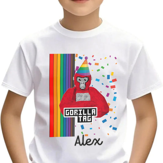 Gorilla Tag Kids Personalised T-shirt