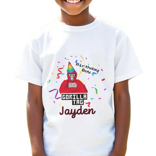 Gorilla Tag Kids Personalised T-shirt