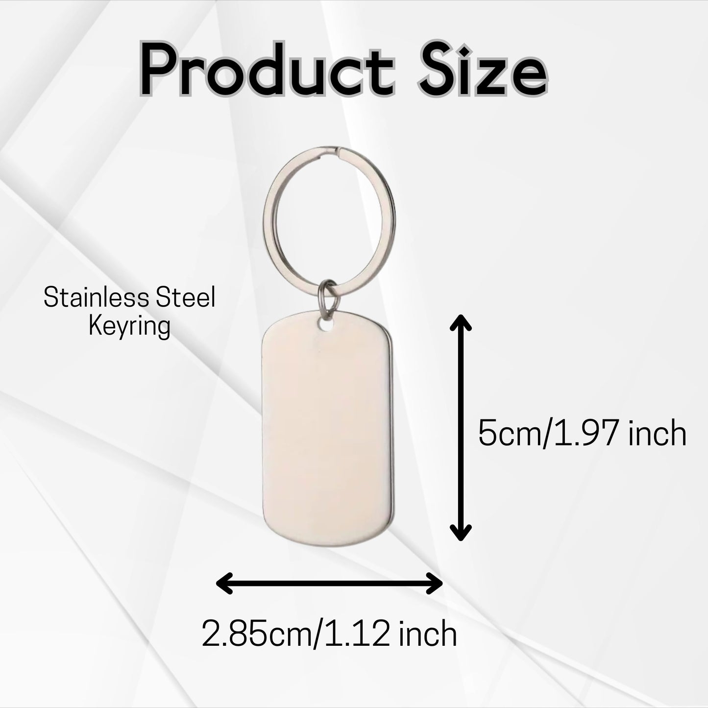 Personalised Wedding Day Keyring